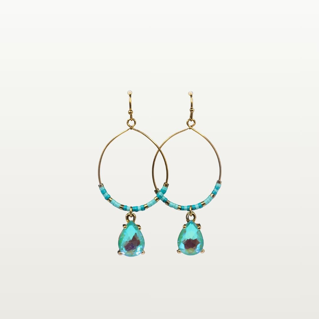 Beaded tear hoop