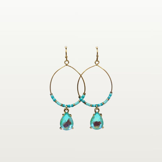 Beaded tear hoop