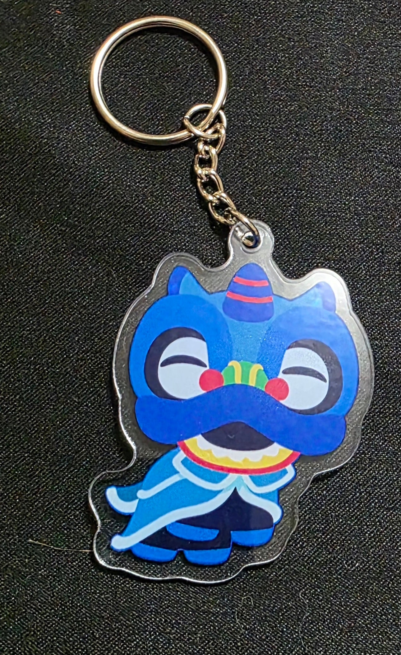 Lion Dog Keychain