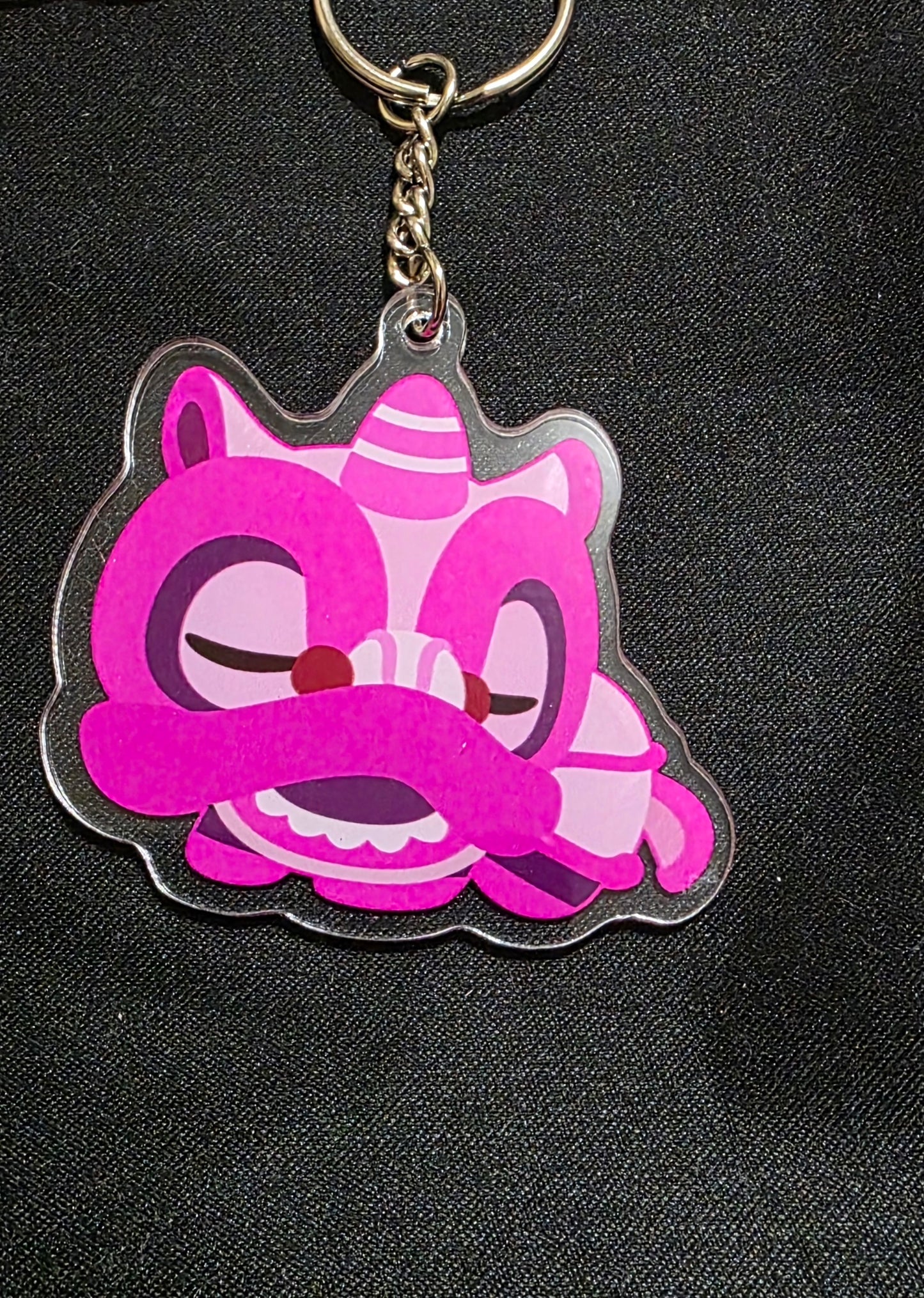 Lion Dog Keychain
